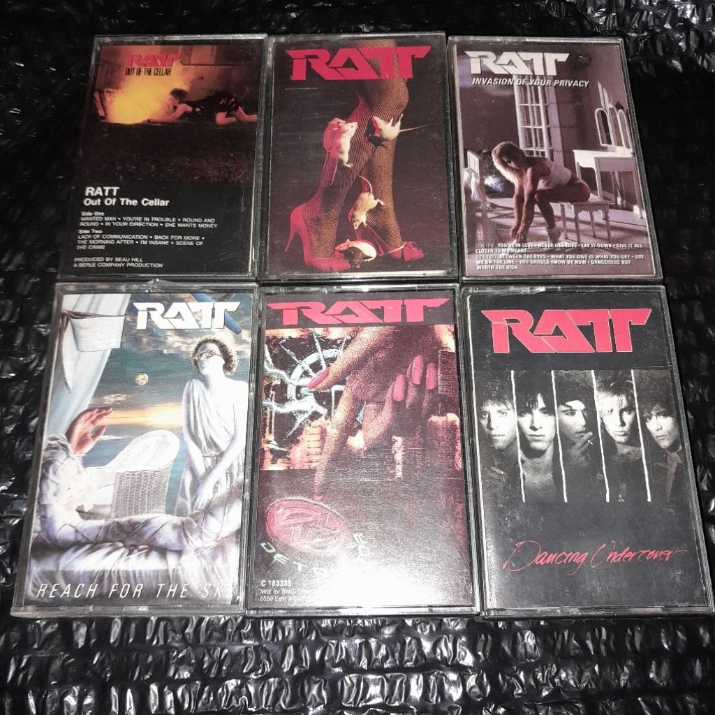 kaset pita RATT band import sepaket