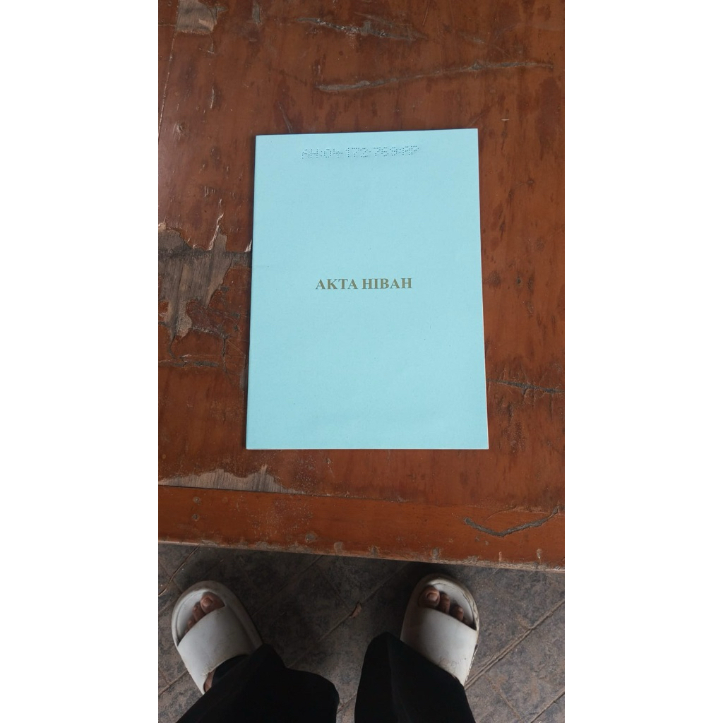 Caver Sampul Buku Surat Akta Hibah Polos/Barcod tahun 2009-2018 Original Lengkap