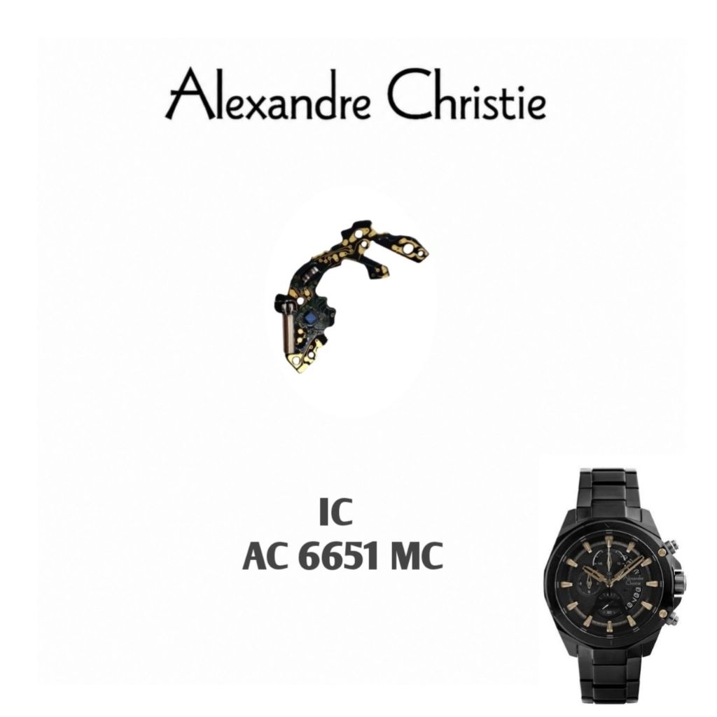 IC original untuk jam tangan Alexandre Christie Type AC 6651 MC