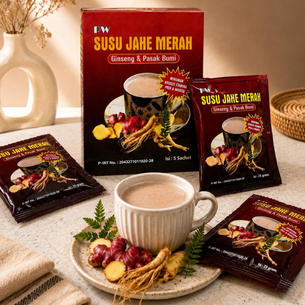 SUSU JAHE MERAH - GINSENG & PASAK BUMI - 5pcs