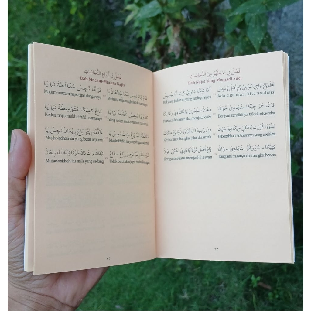 Buku Nadzom Safinah Bahasa Indonesia Kertas Kuning Saku