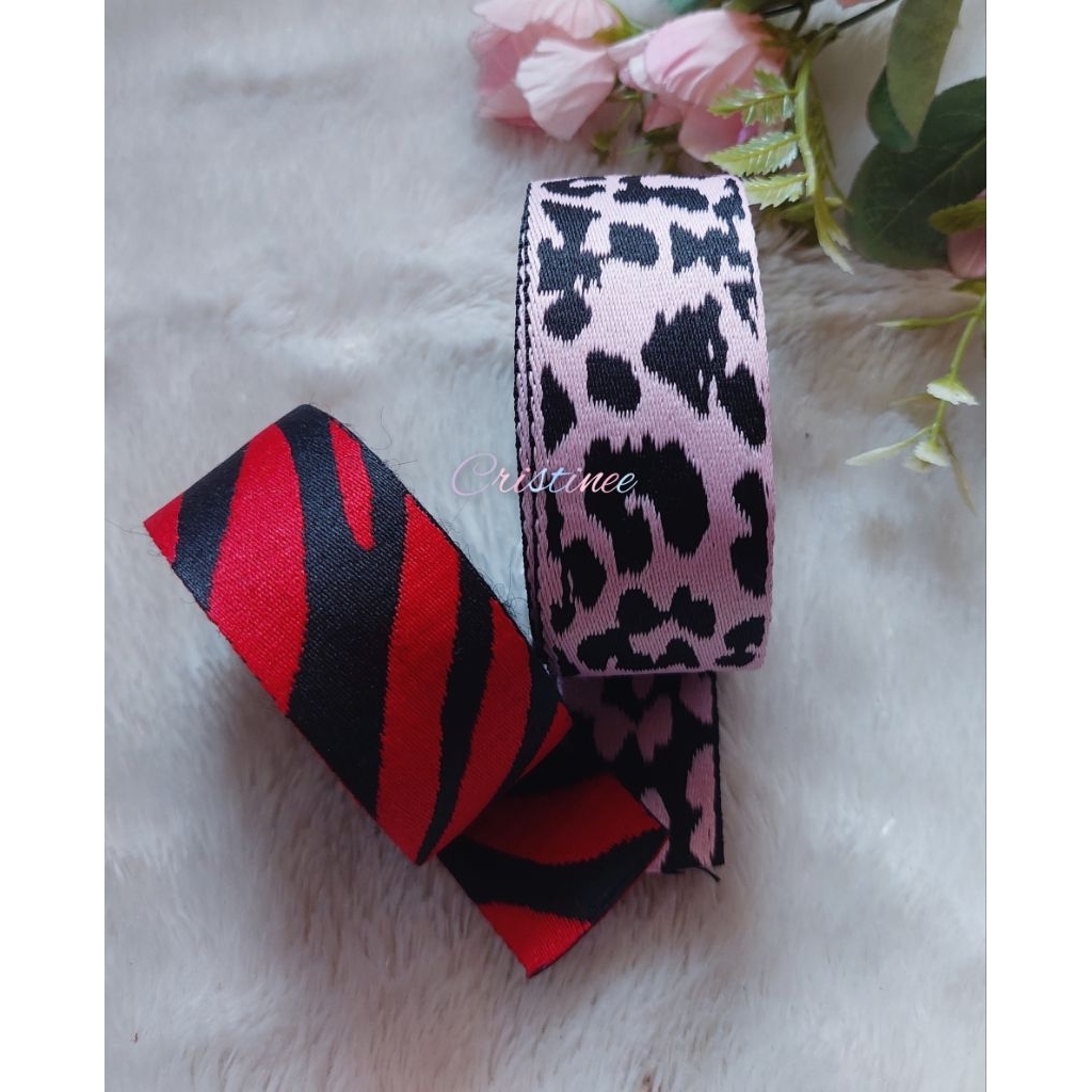 Webbing motif polikatun 4cm (1 meter)