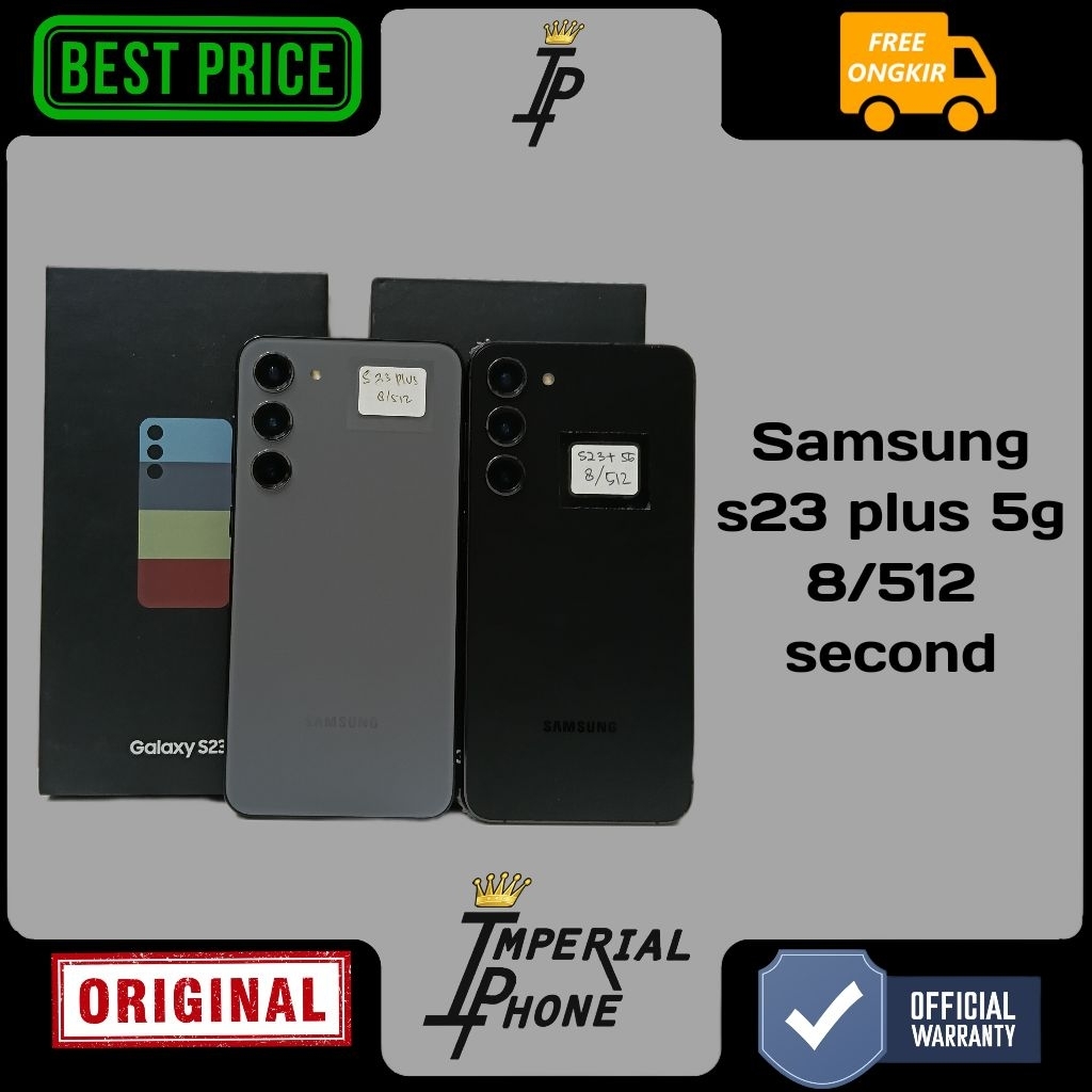 samsung galaxy s23 plus 8/512 resmi second