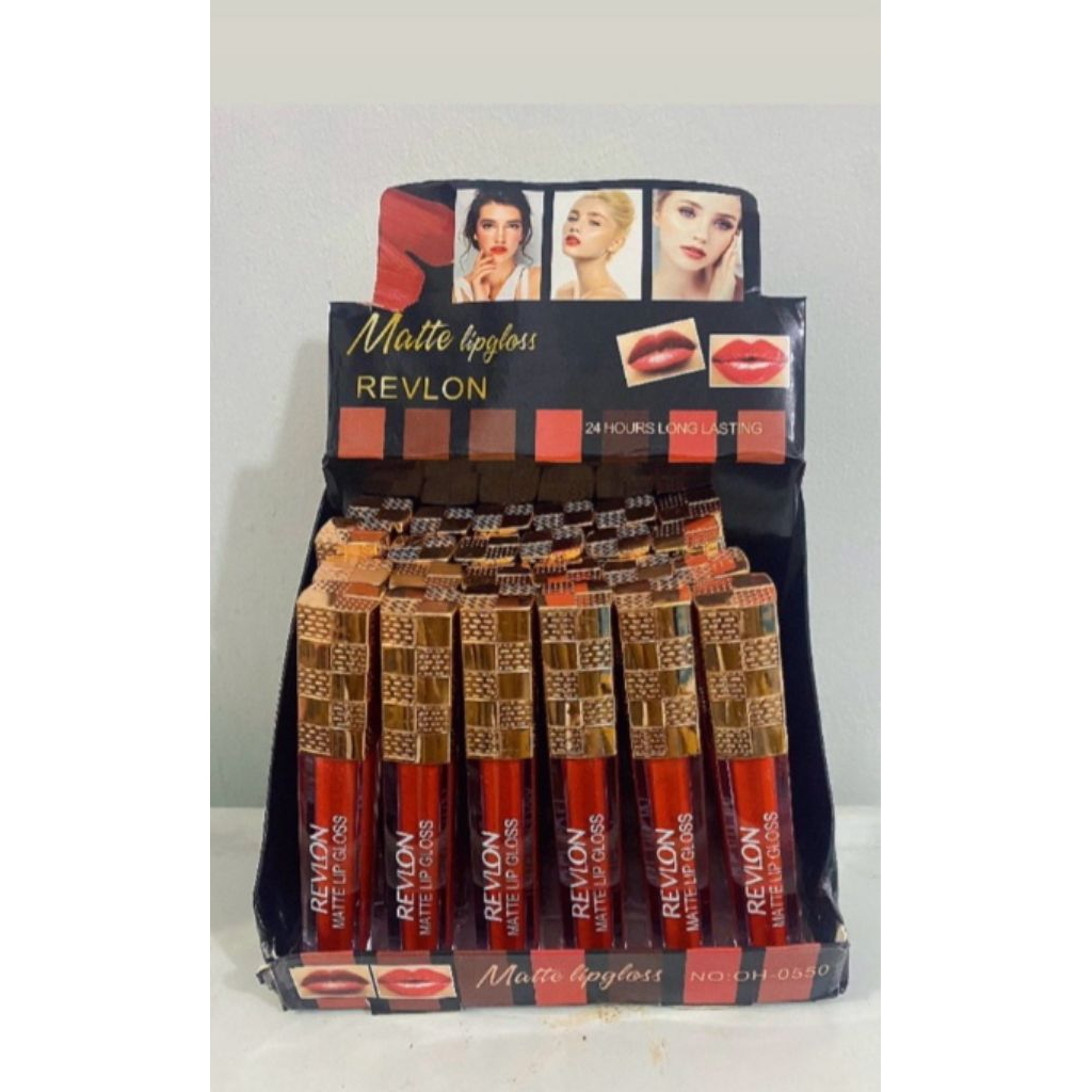 DAPAT 3 PCS Lipgloss Maybelline Matte 24H - Tahan Lama, Waterproof, Warna Acak