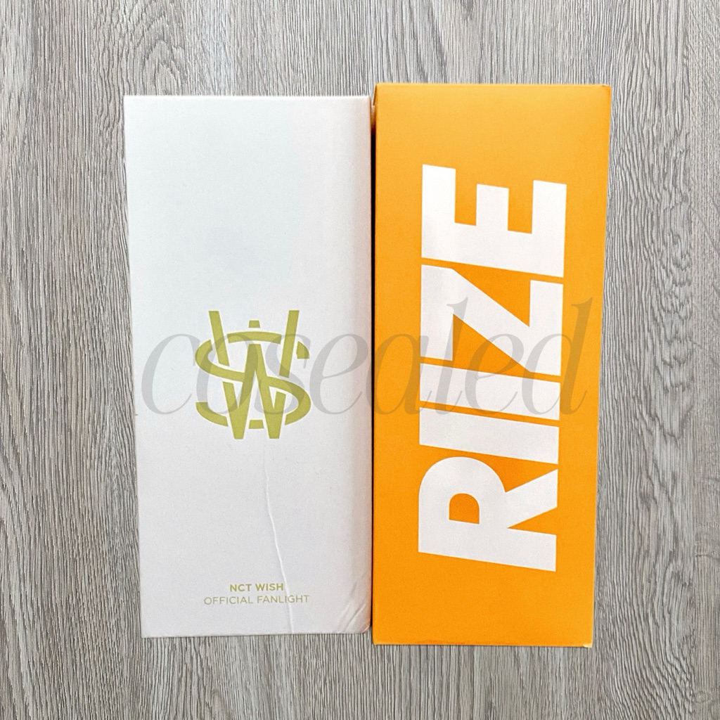 [ready stock] nct wish & riize - official fanlight/lightstick