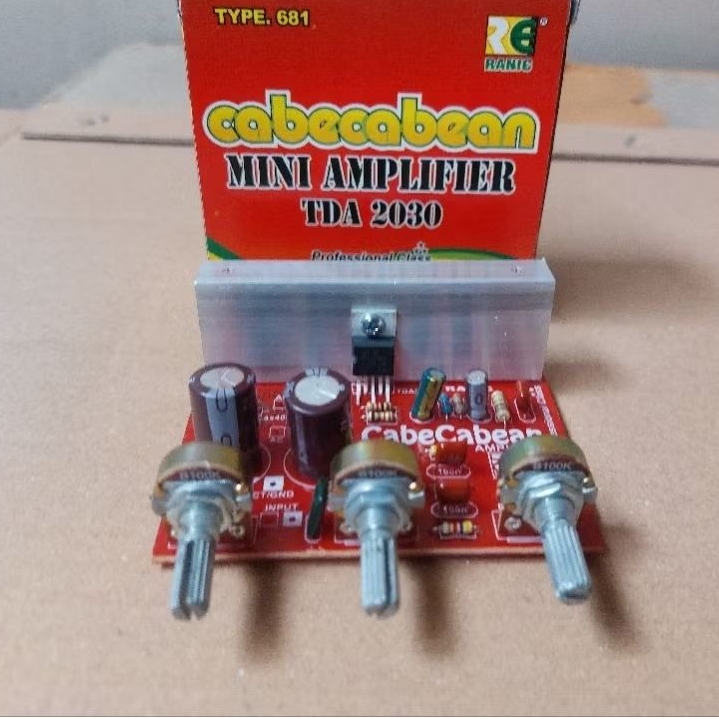 Kit amplifier tda2030 tda 2030 mono ( 681 )