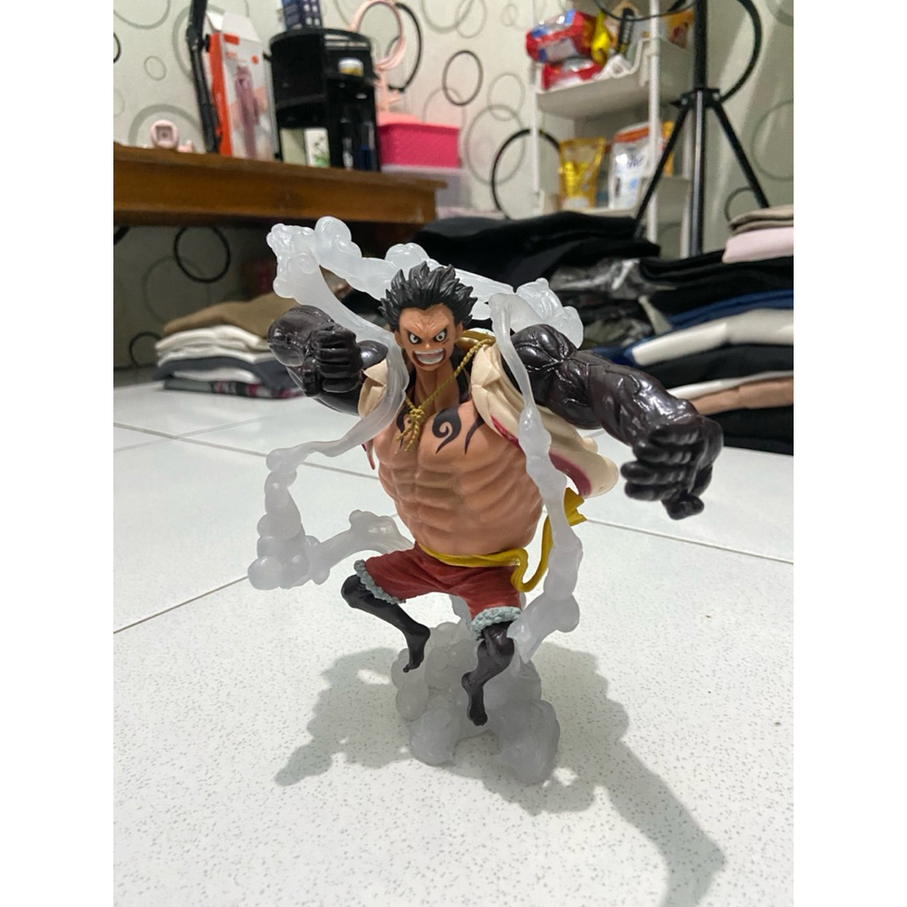 action figure  luffy gear 4 bounceman