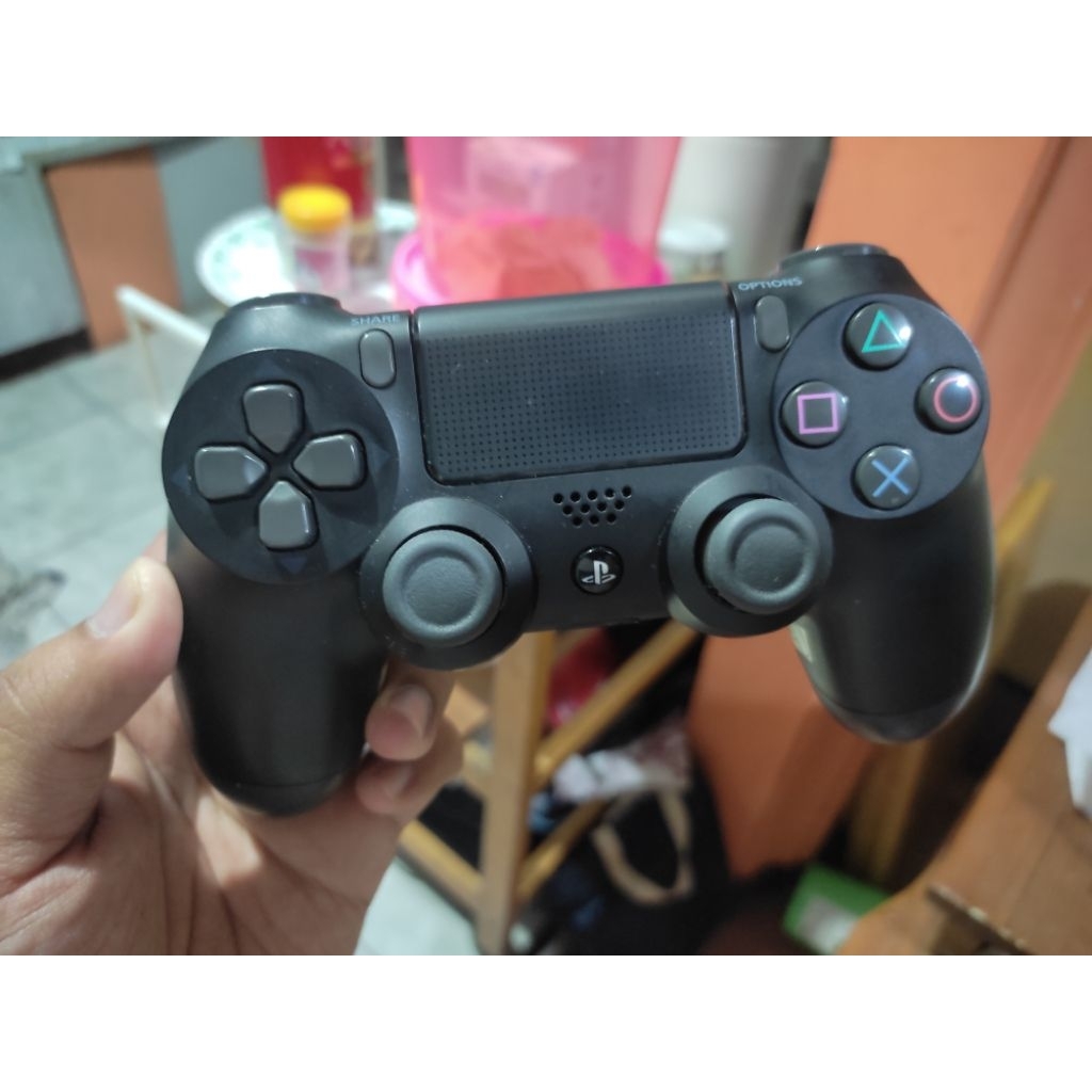 Sony DS4 Stick Stik PS4 Dualshock Original Mesin CUH-ZCT2J Ori Japan Jet Black ex Pamot Game