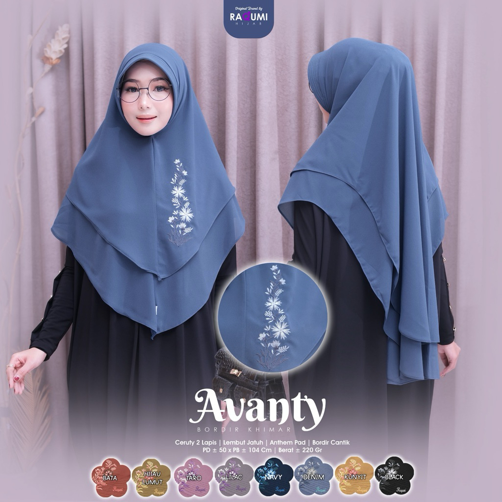 RAQUMI AVANTY BORDIR KHIMAR