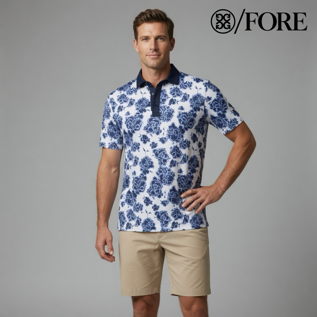 Baju Golf Pria Branded G/FORE LD 100 Like New Preloved