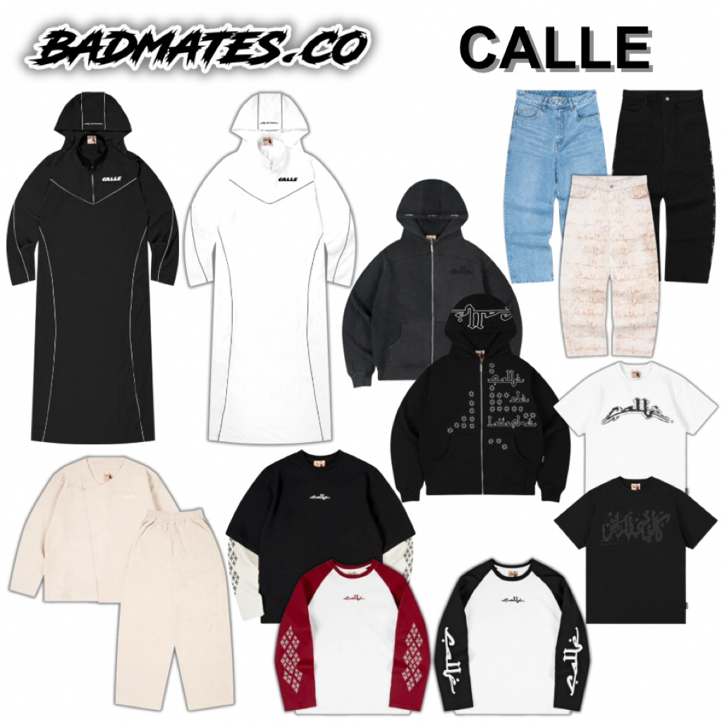 Calle De Larache Ramadhan Collection - Jubah Calle Gamis / Calle Raya Collection Denim, Zip Hoodie, 