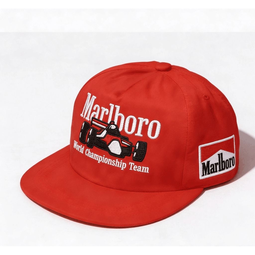 TopiMarlboro #RetroStyle #OtomotifLovers #TopiBalap #GayaJadulKekinia Topi Marlboro World Championsh