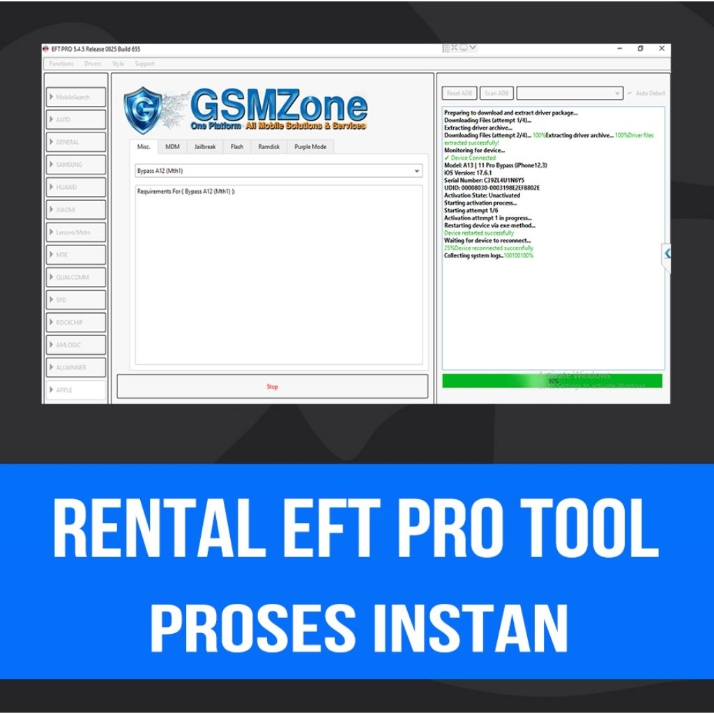 RENTAL EFT PRO TOOL
