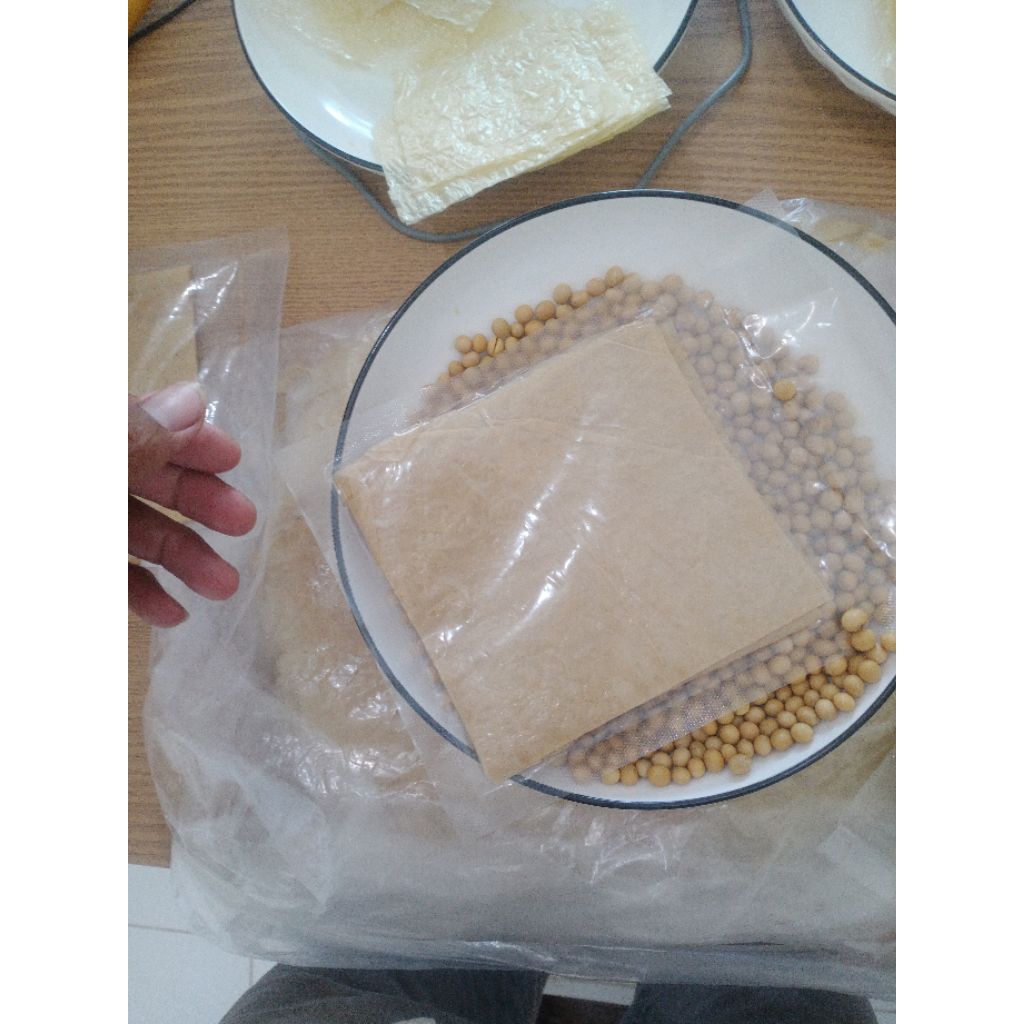 kulit kembang tahu UK.10*10 500gr halal bpom