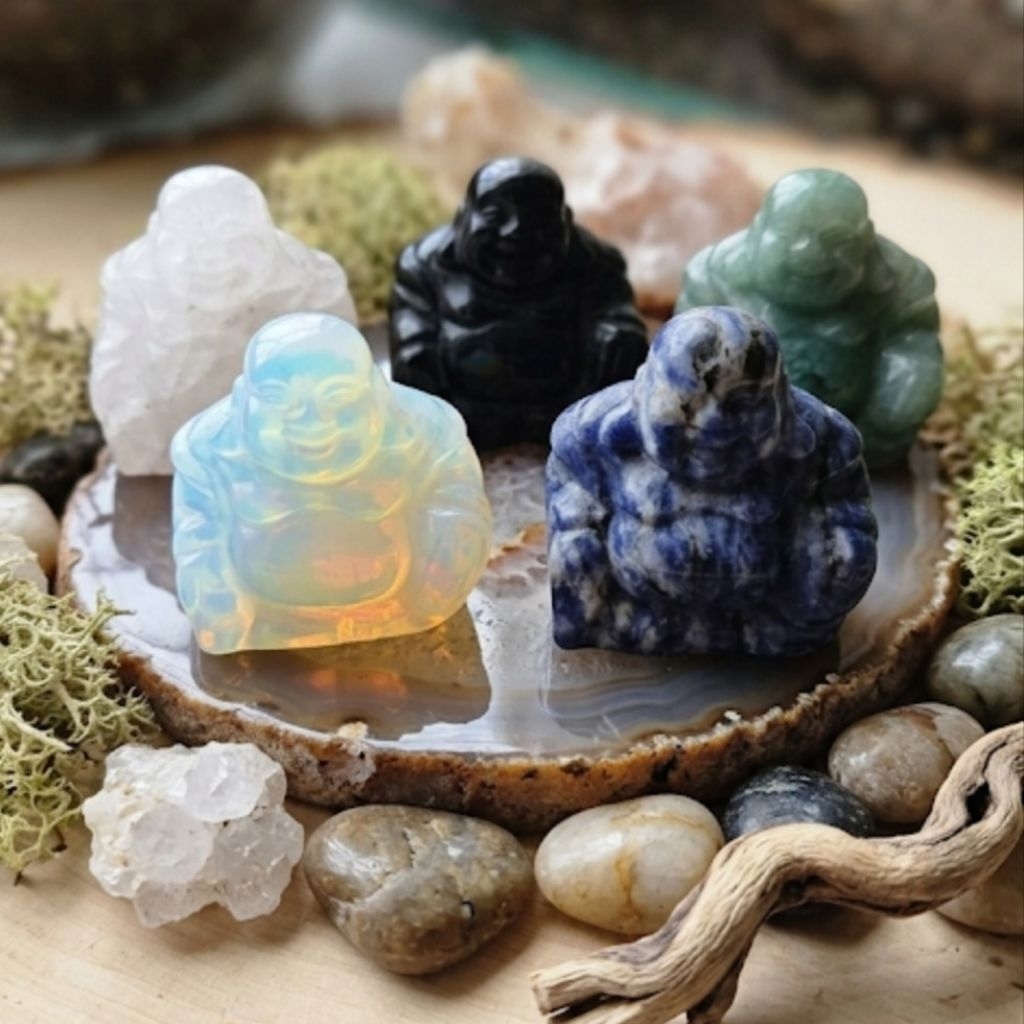 Julaihut Buddha Ketawa Crystal Buda
