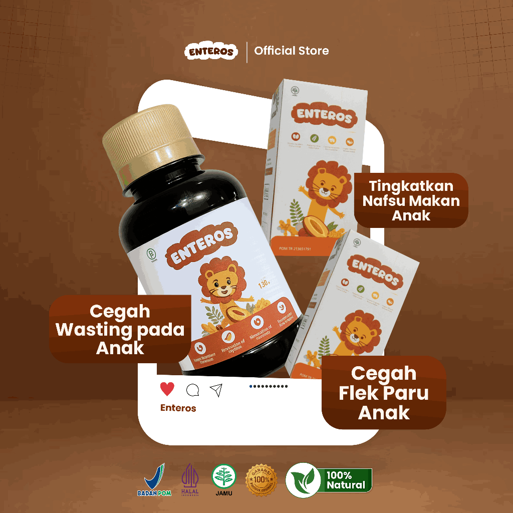 Enteros Untuk Kesehatan Anak | 130gr