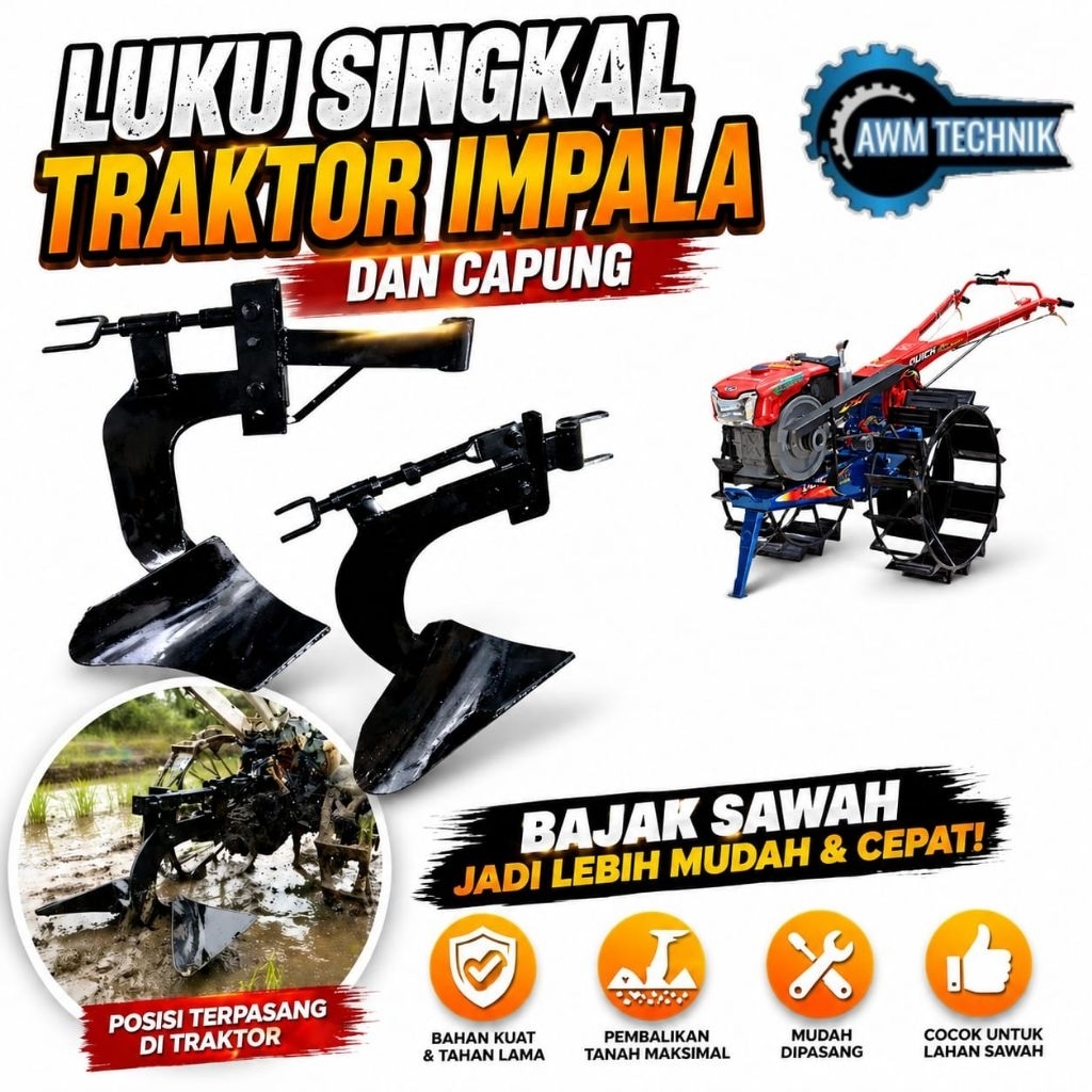 Luku Singkal Traktor / Singkal Traktor Quick impala / Singkal Traktor Capung
