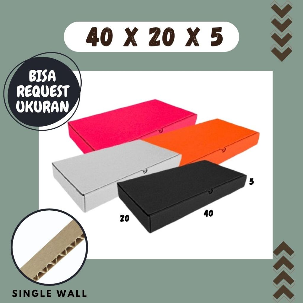 Kardus Pizza 40x20x5 LD Kardus Hampers Box Keyboard Dus Karton Kotak Kemasan Kue Baju Tas