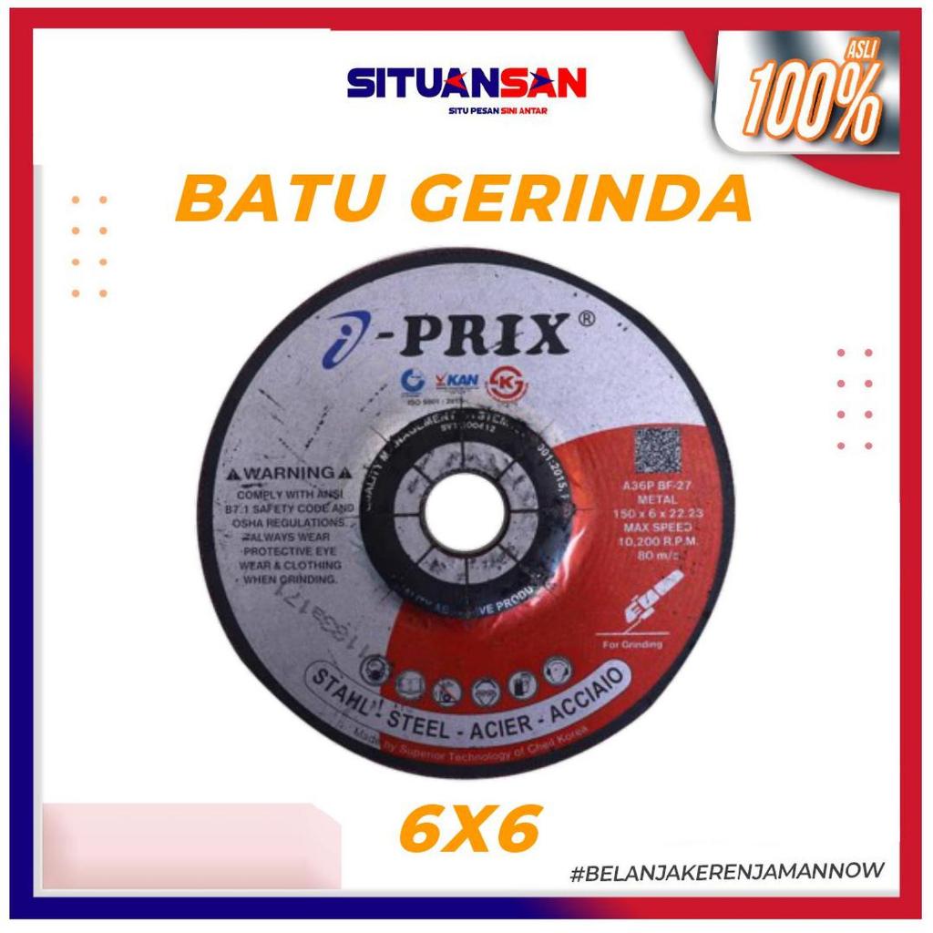 Batu Gerinda Cutting Wheel Batu Potong / Poles 6 inch X 6 mm IPRIX I-PRIX I PRIX