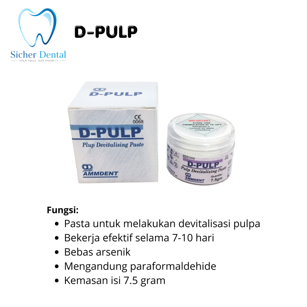 D Pulp Devitalisasi Pulpa non Arsen (Ammdent)