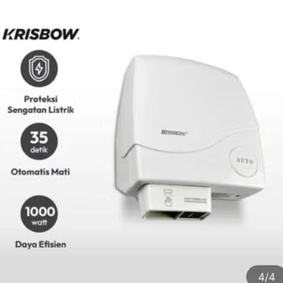 Krisbow automatic hand dryer 1000w