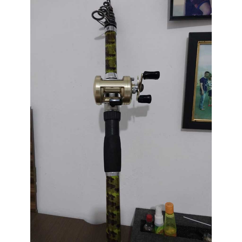 REEL SHIMANO TIAGRA | Alat Gulungan Pancing | Trolling satu set dengan joran