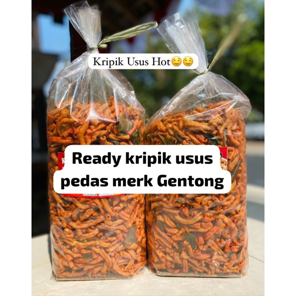 Kripik Usus Gentong Pedas 1 Ball (2 Kg)