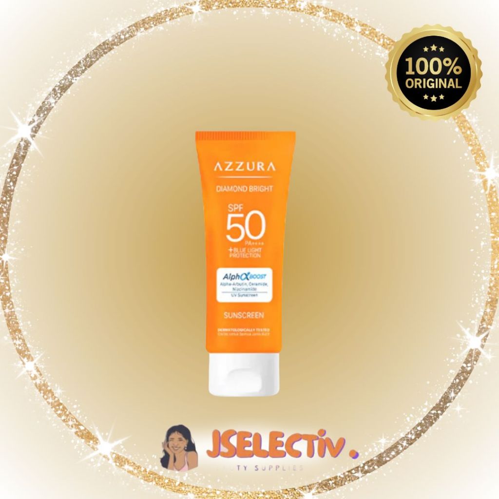 AZZURA SUNSCREEN // JSELECTIV X JHON KOSMETIK // Sunblock Wajah AZURA AZZURA - ORI️ BPOM COD
