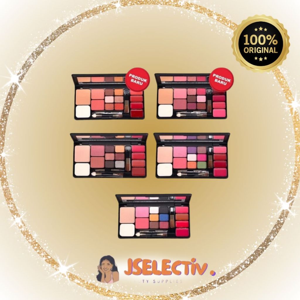 VIVA MAKE UP KIT - 4 IN 1 TWO WAY CAKE, BLUSH ON, EYE SHADOW, LIPSTICK // JSELECTIV X JHON KOSMETIK 