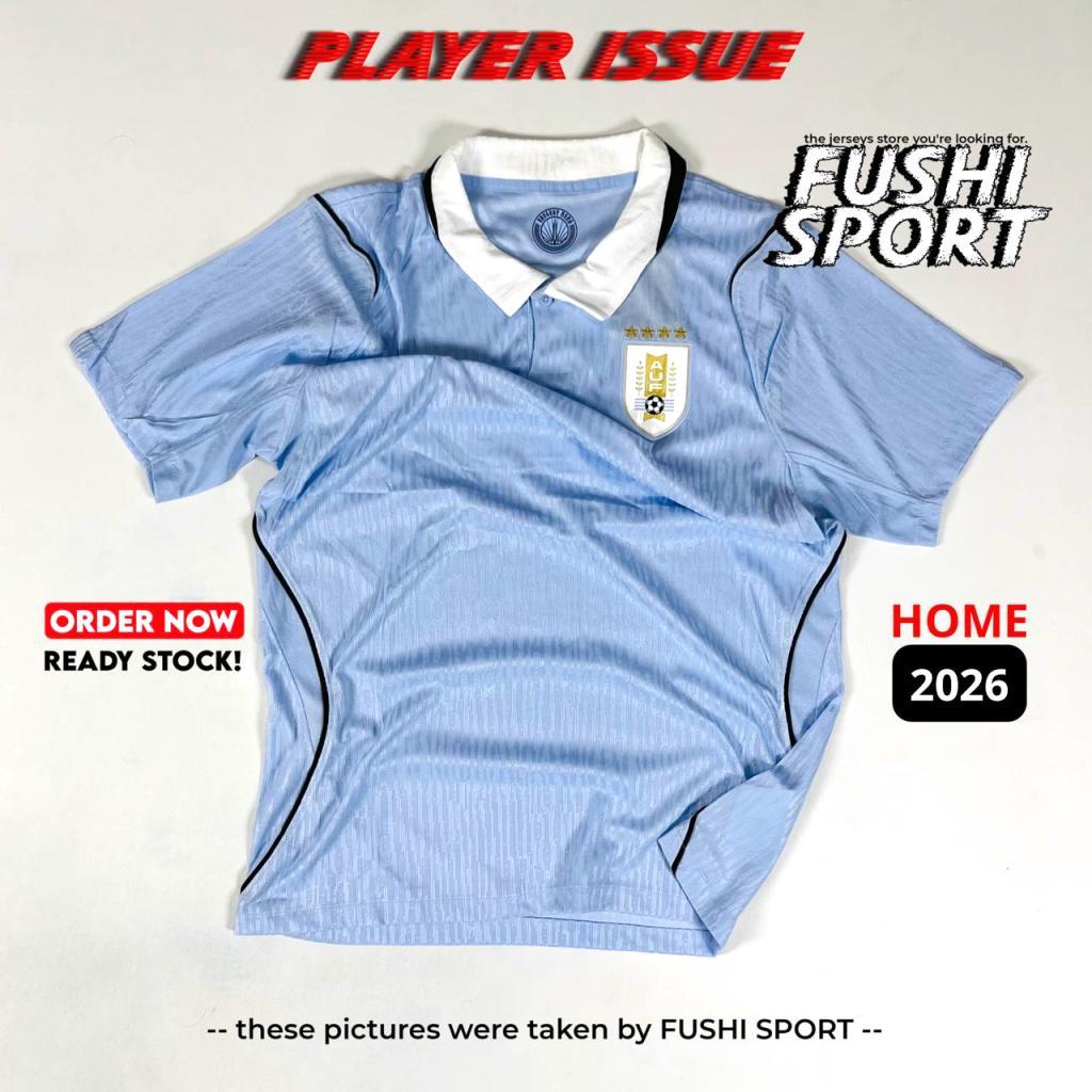 Player Issue | Jersey Baju Bola 2026 Uruguay Home Piala Dunia New Heat Rdy