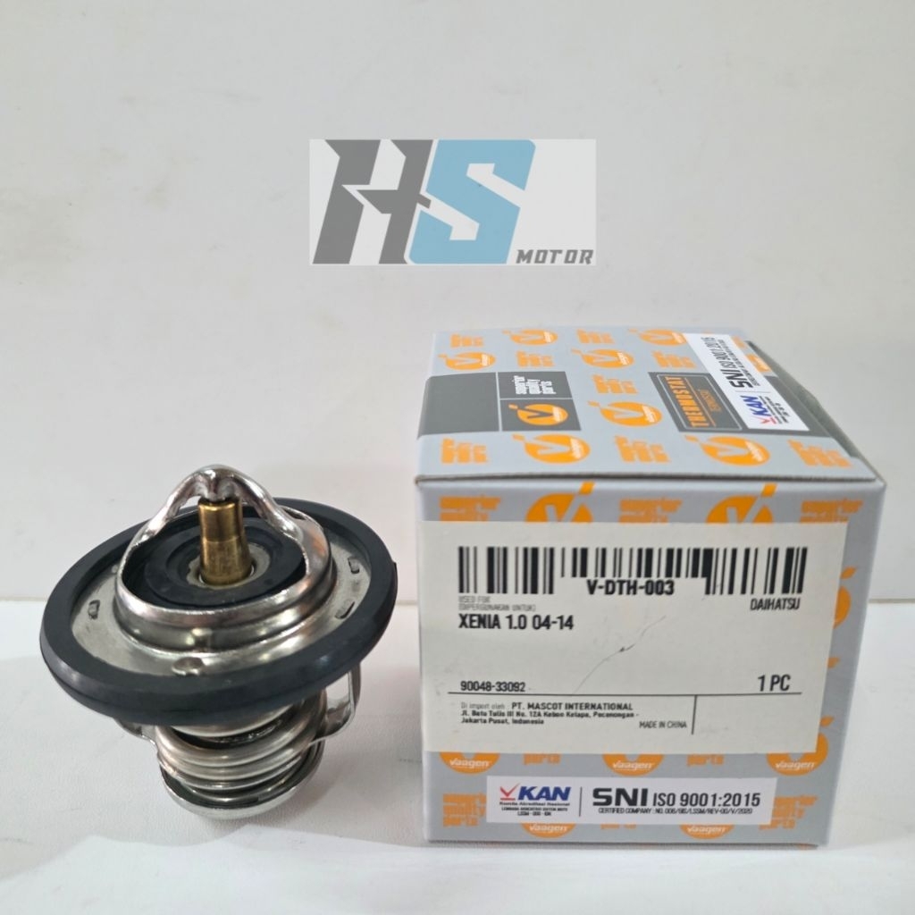 THERMOSTAT TERMOSTAT 84 DERAJAT MOBIL DAIHATSU XENIA 1.0 LAMA OLD ALL NEW XENIA 1.0 V-DTH-003 / 9004