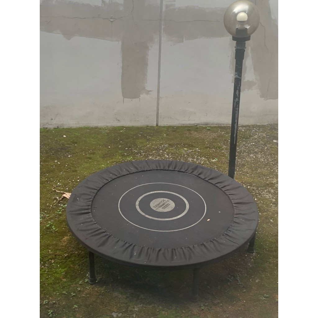 Trampolin Fitness Mini Domyos Decathlon | Mini Trampoline Olahraga Kardio Rumahan