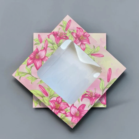 Box Packaging Hijab Jendela Mika