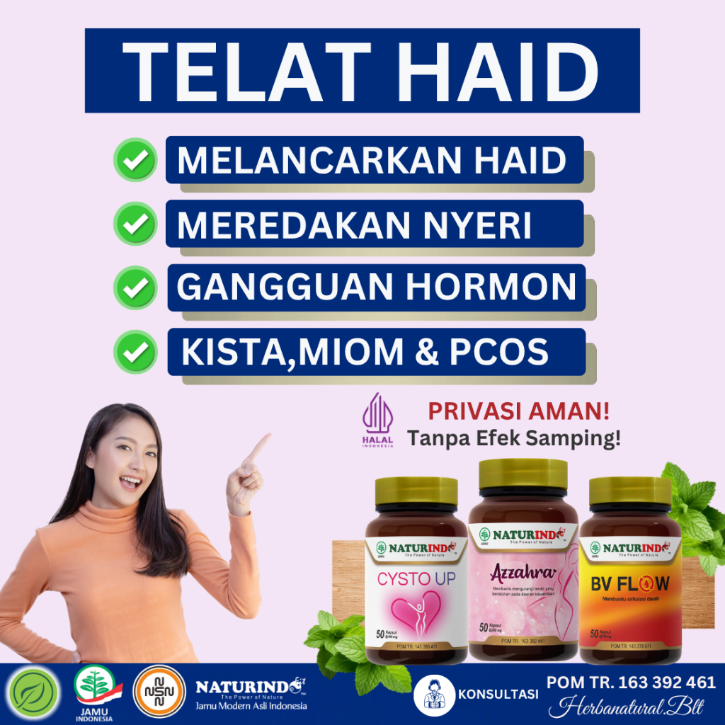 Obat Telat Datang Bulan Pelancar Haid Terlambat Haid Datang Bulan Menstruasi 1 2 3 4 Bulan Azzahra