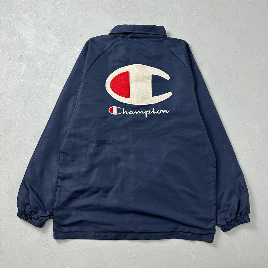 coach jacket jaket champion bordir logo