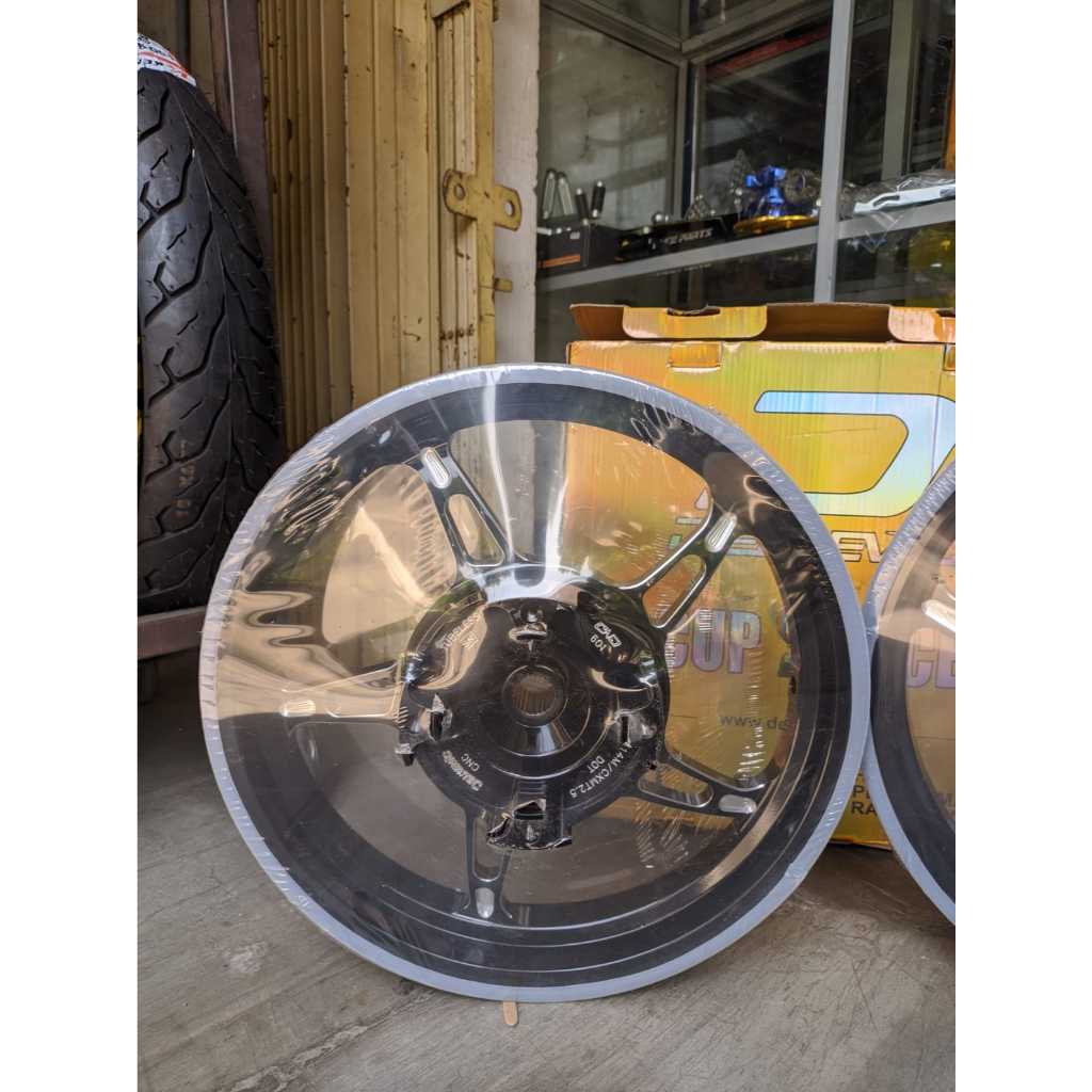 READY VELG PCX 160 DELKEVIC A SPEED MODEL BINTANG LAUT HITAM PCX 160