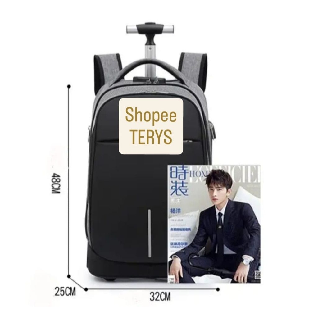 tas trolley/tas backpack/trolley bag/tas travel/tas import/tas kerja/tas bagus/tas roda/tas koper/ta