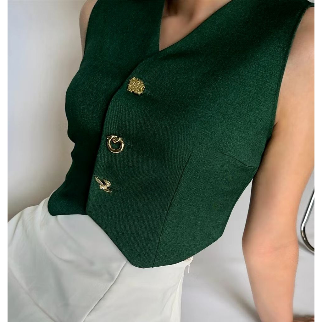 CHERISH VEST | elegant vest | vest wanita| top wanita vest