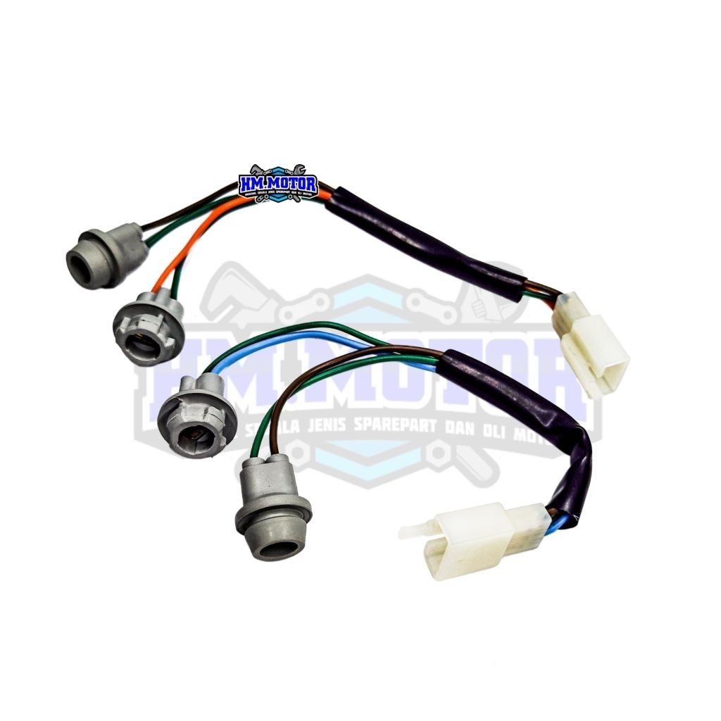 FITTING SENJA SEIN SET SUPRA X 125 BATMAN SOKET SOCKET LAMPU SEIN SENJA SUPRA X 125 BATMAN ASSY HOND