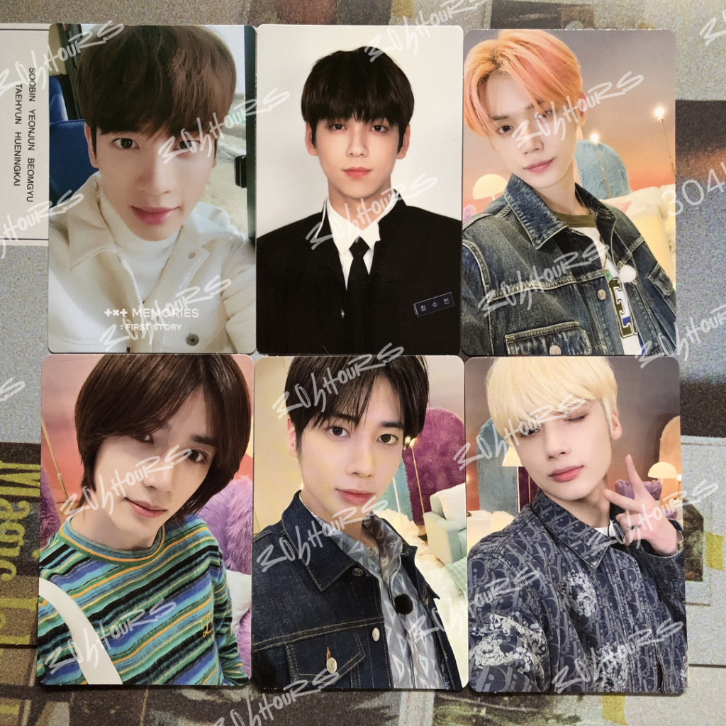 Ready Stock | [Official] Photocard TXT Memories [First Story Second Story Digicode Fourth Story] Soo