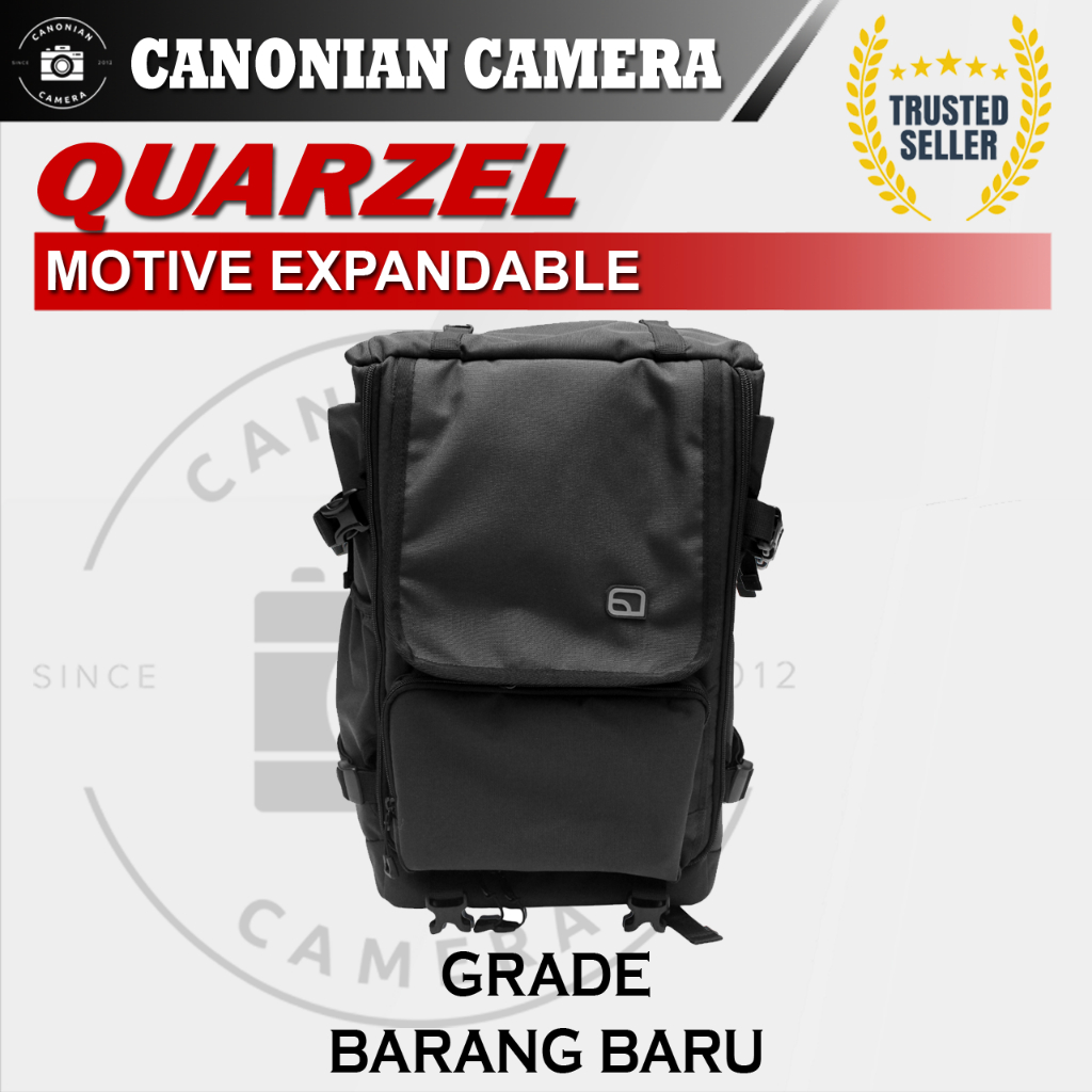 Tas Kamera Quarzel Motive Expandable For Kamera Lensa