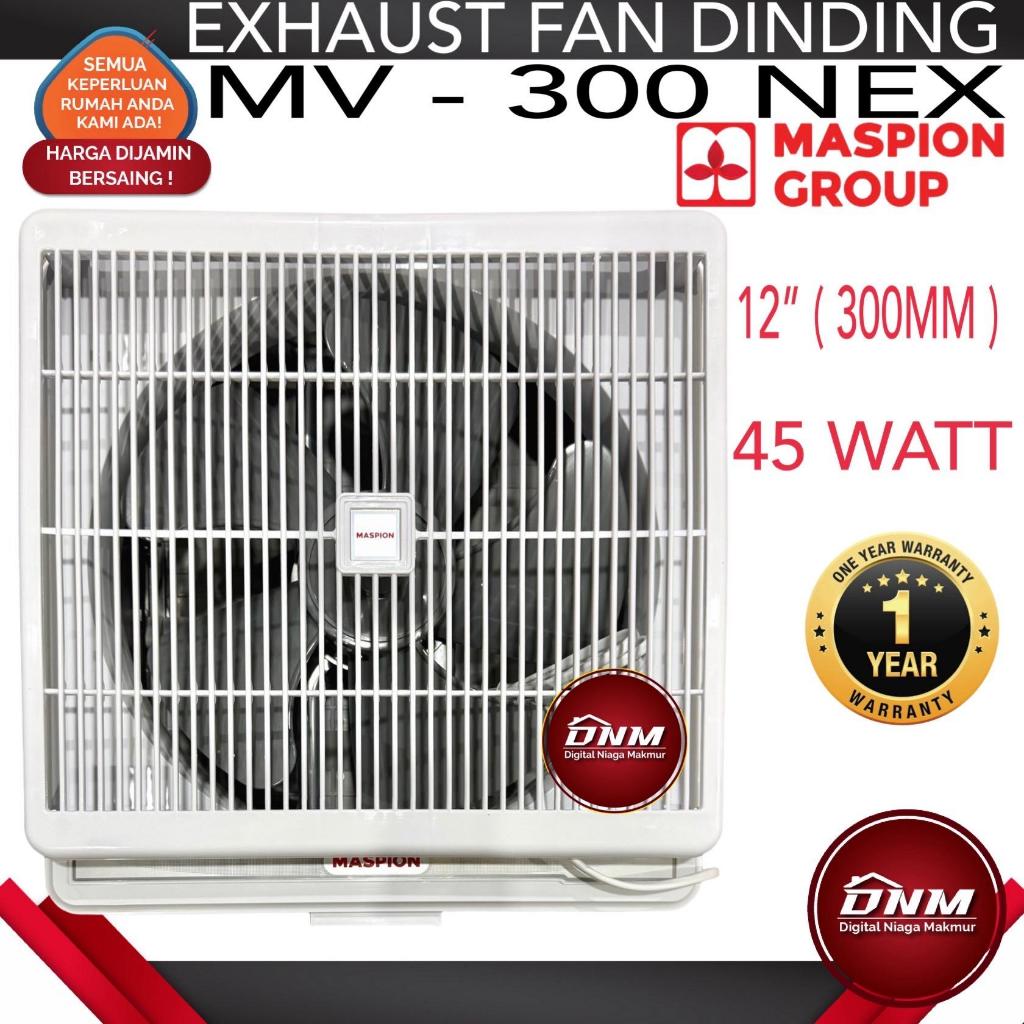 MASPION MV-300 NEX Wall Exhaust/Hexos/Heksos Fan Dinding 12" (30 cm)