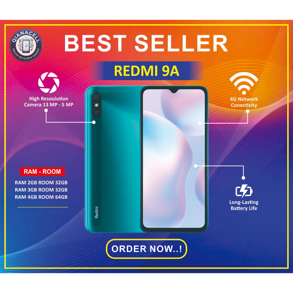 HP XIAOMI Redmi 9A Normal second siap pakai