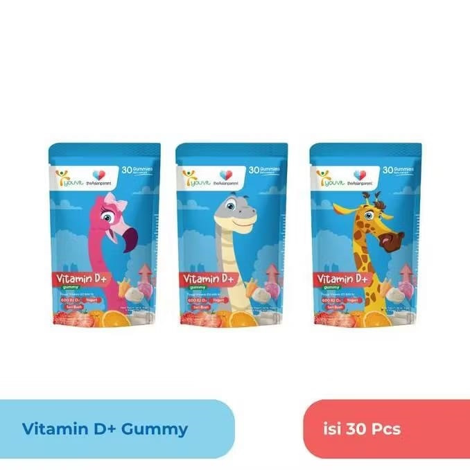 Youvit Vitamin D+ Kids 600 IU / Vitamin Gummy Anak