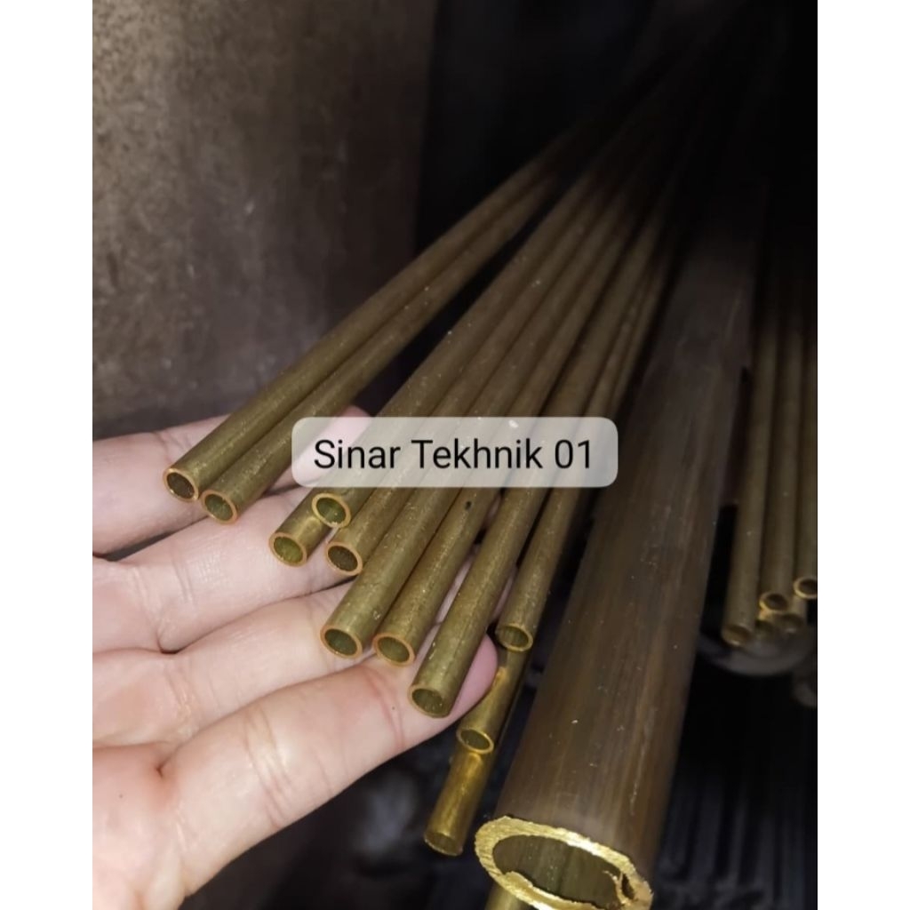 Pipa Kuningan Diameter Od 6,3mm x Id 5mm x P 700mm