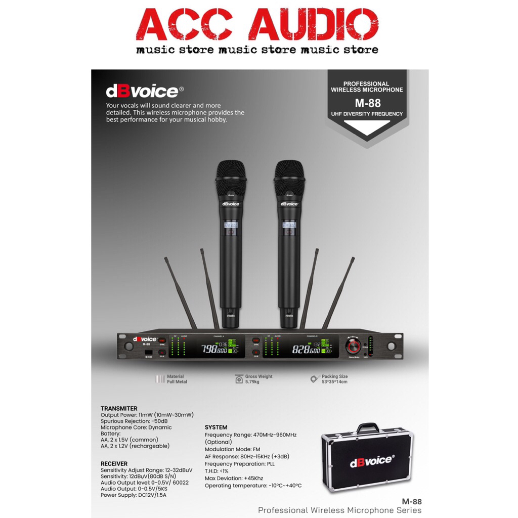 Mic Wireless DBVOICE MC-88 / MC 88 / MC88 PP Original