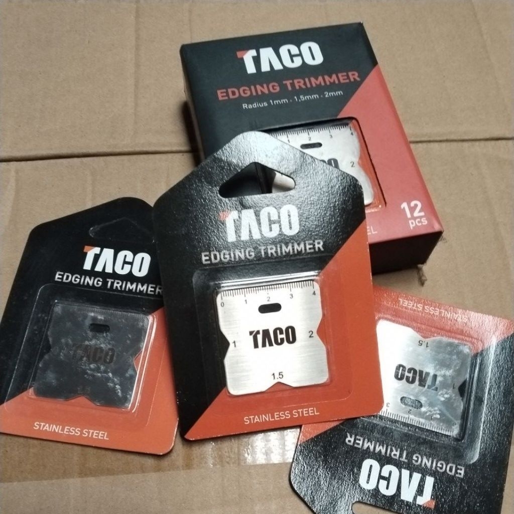 edging TERIMER TACO STAINLESS STEEL alat merapikan  sudut hpl