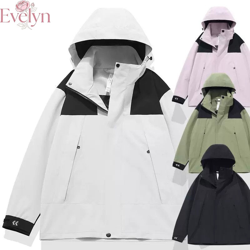 Evelyn  jaket wanita  jaket parasut cewek  jaket tracking wanita