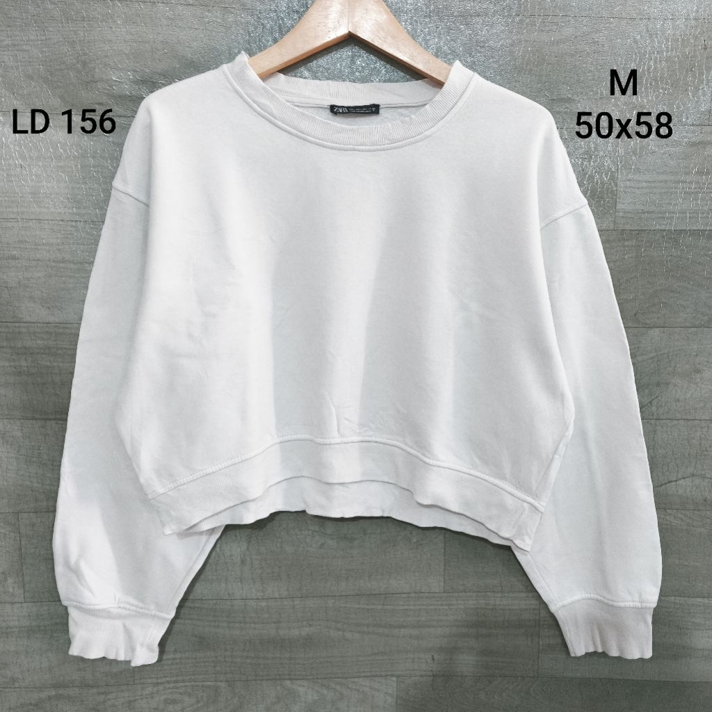 Sweater Crewneck Zara Crop