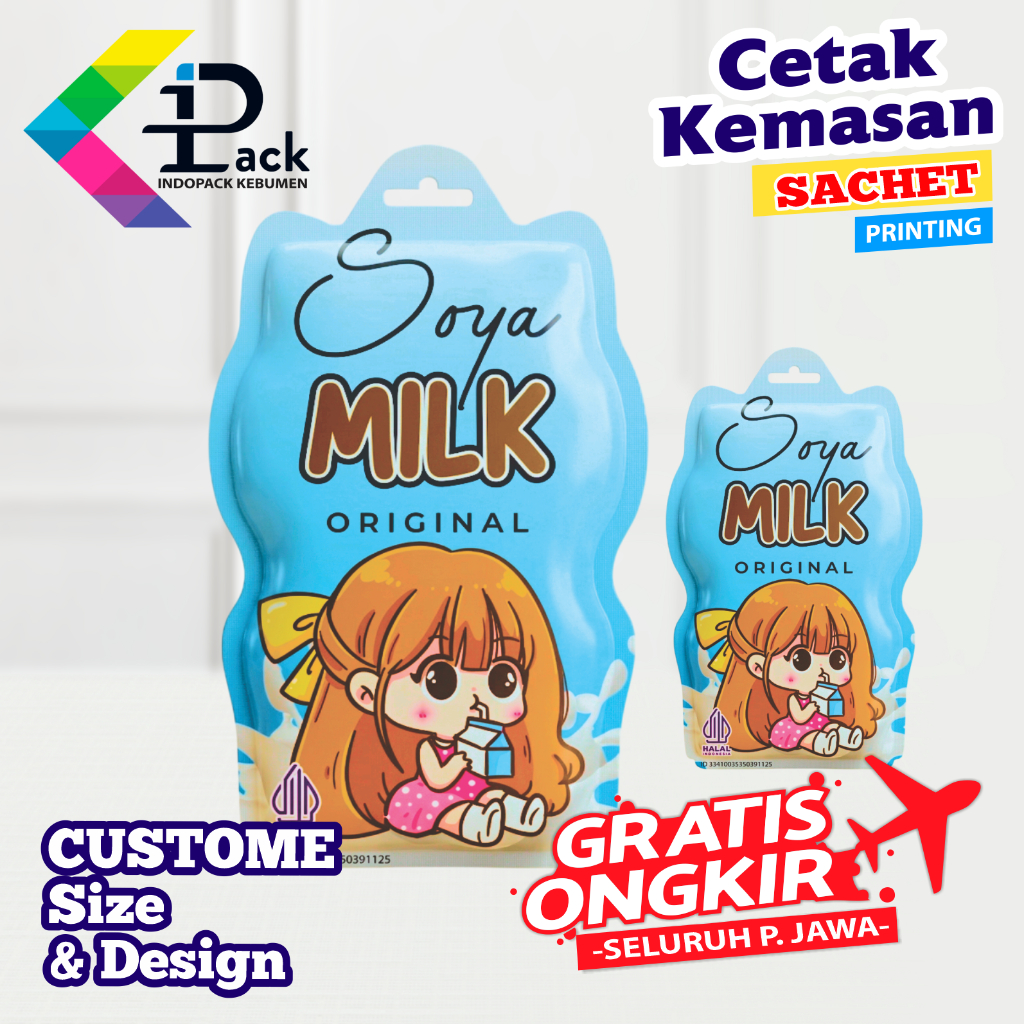 KEMASAN SACHET BENTUK CUSTOM | PRINTING PLASTIK KEMASAN BENTUK UNIK